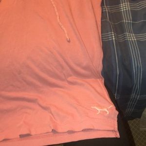 Xs oversized pink shirt. basically brand new